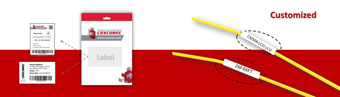 Cabo de conexão de fibra óptica SM LC personalizado